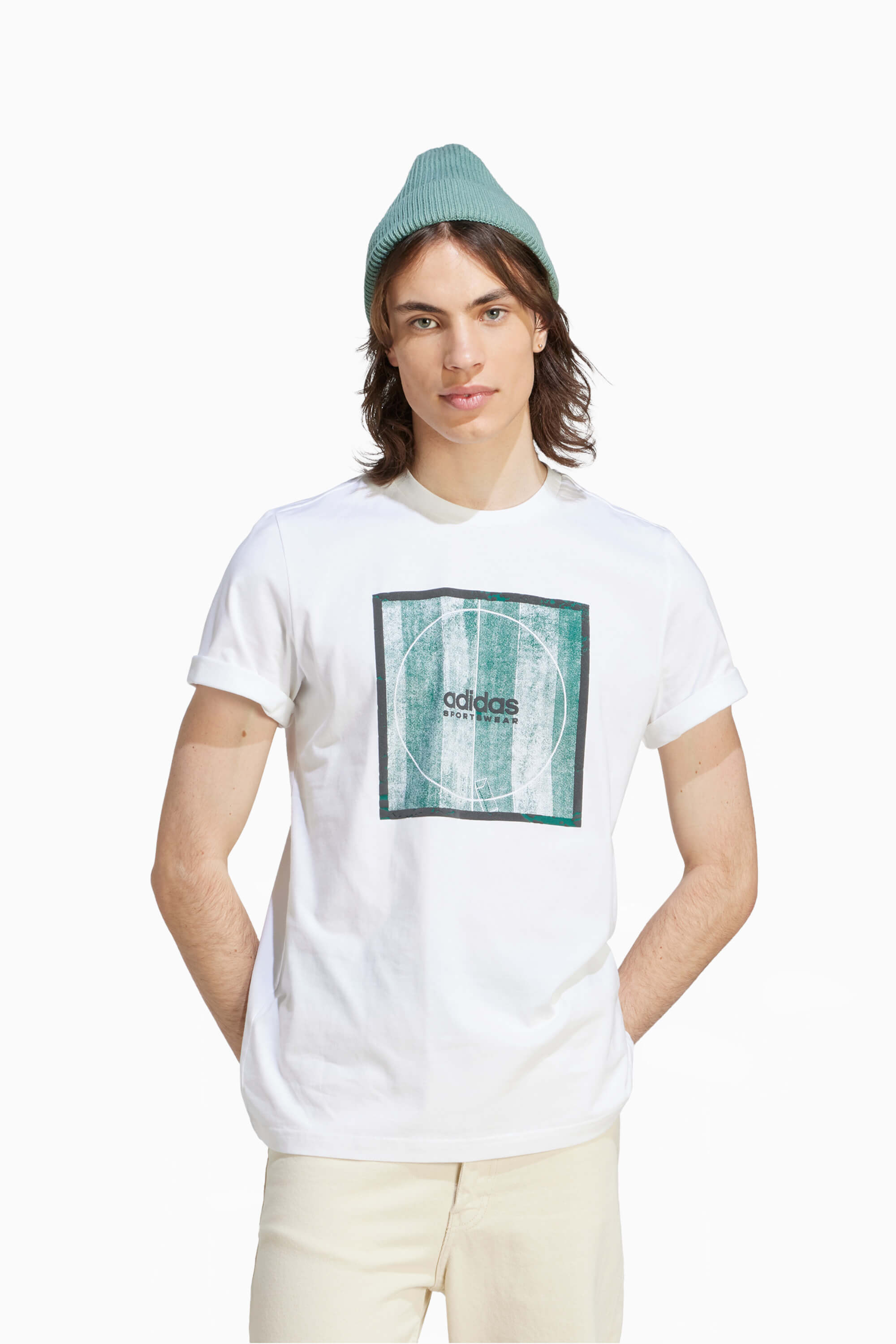 Koszulka adidas Tiro Box Graphic - Biały