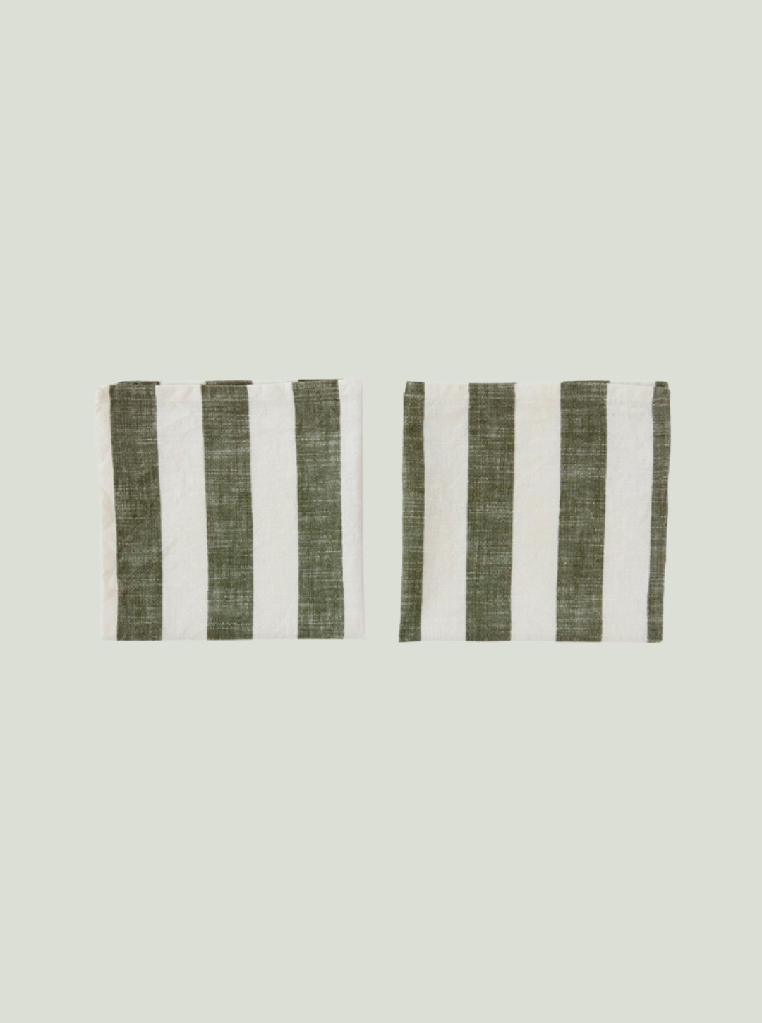 Serwetki Striped Napkin Olive OYOY zestaw 2 sztuk