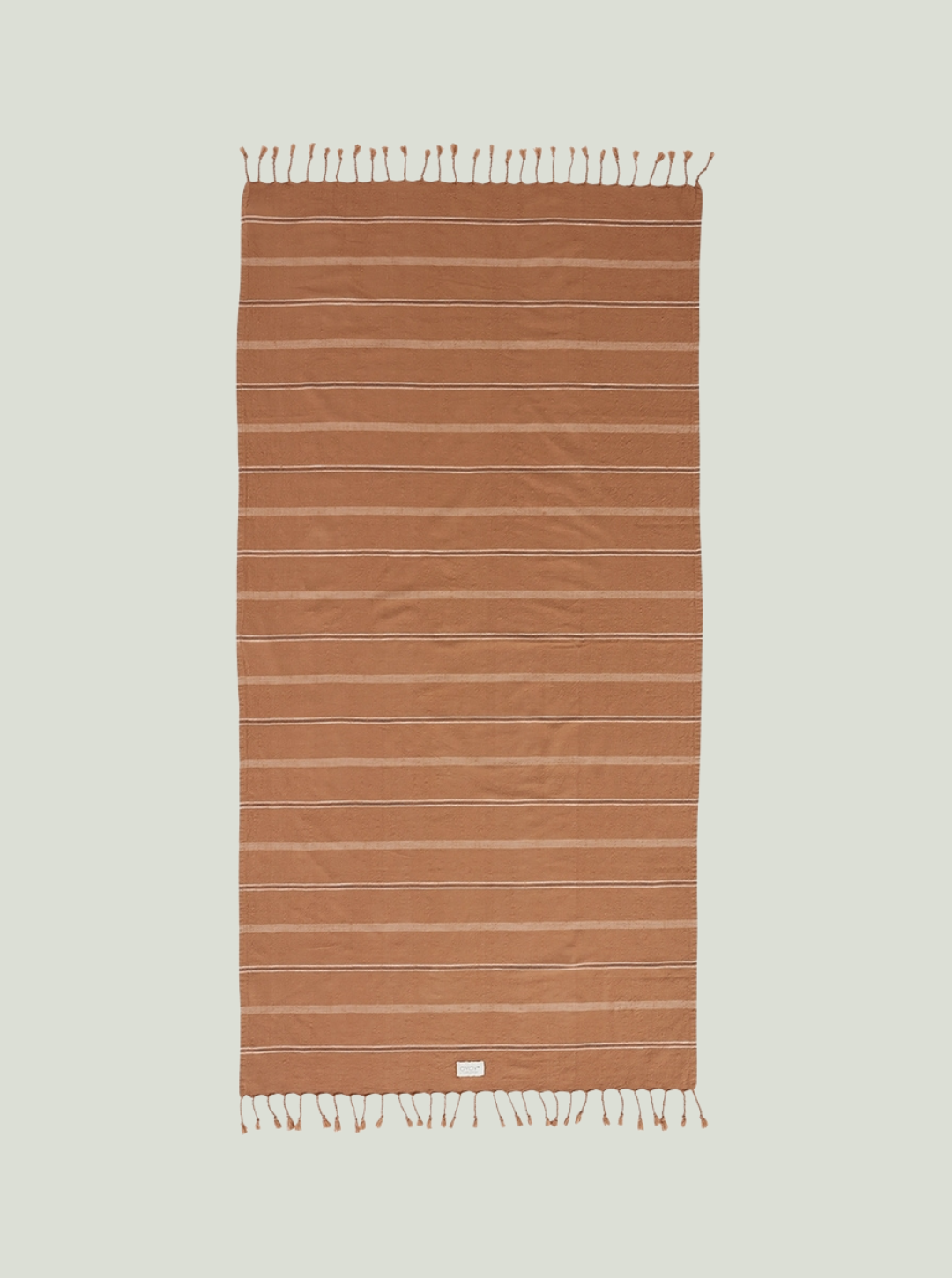 Ręcznik dla gości Kyoto Dark Caramel - 165x92 cm OYOY Living