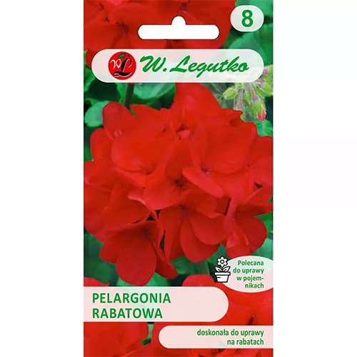 1 szt, Muskátli Gama F1 piros - Magok: Mod de ambalare: 0.05 g