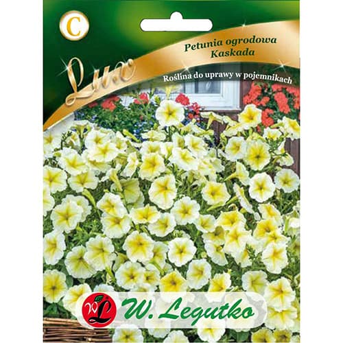 1 szt, Petunia Kaskada sárga - Magok: Mod de ambalare: 0.02 g