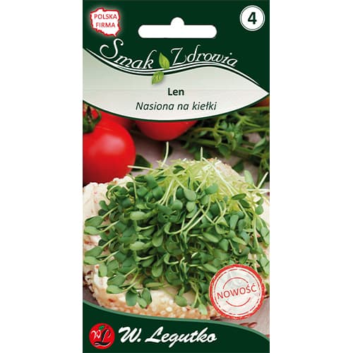 1 szt, Keimsprossen - Lein - Samen: Ilość w opakowaniu: 10 g