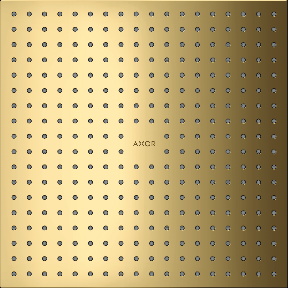 Axor ShowerSolutions deszczownica 30 cm kwadratowa sufitowa złoty optyczny polerowany 35317990