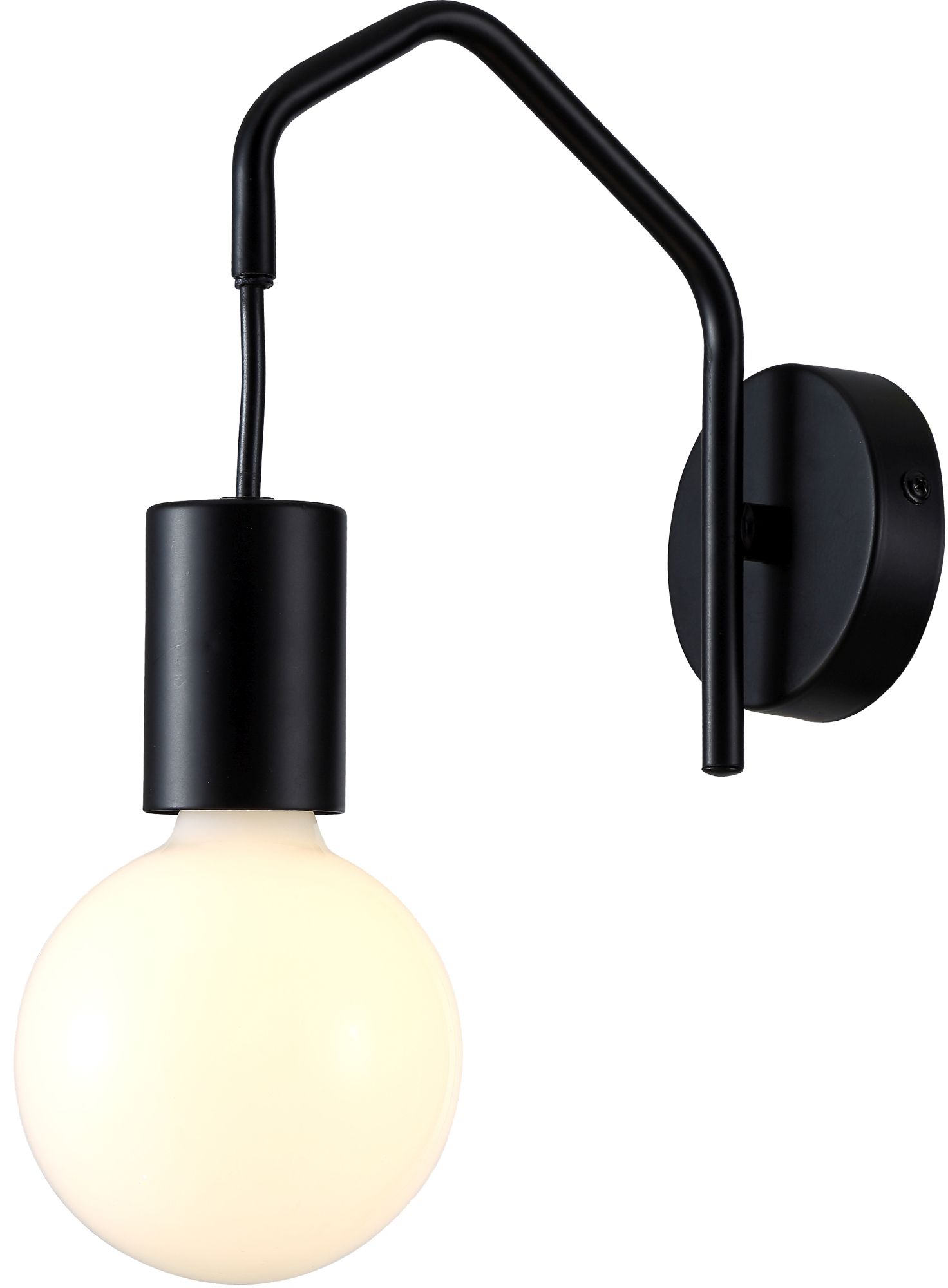 Candellux Basso kinkiet 1x40W czarny mat 21-70999