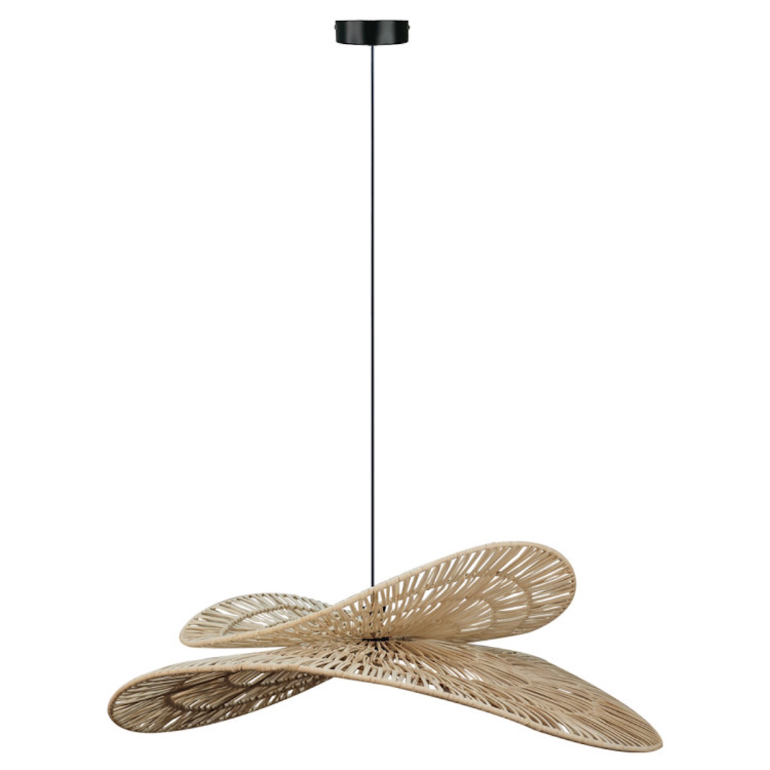 Light Prestige Raya lampa wisząca 1x15 W ratan LP-2704/1P NT