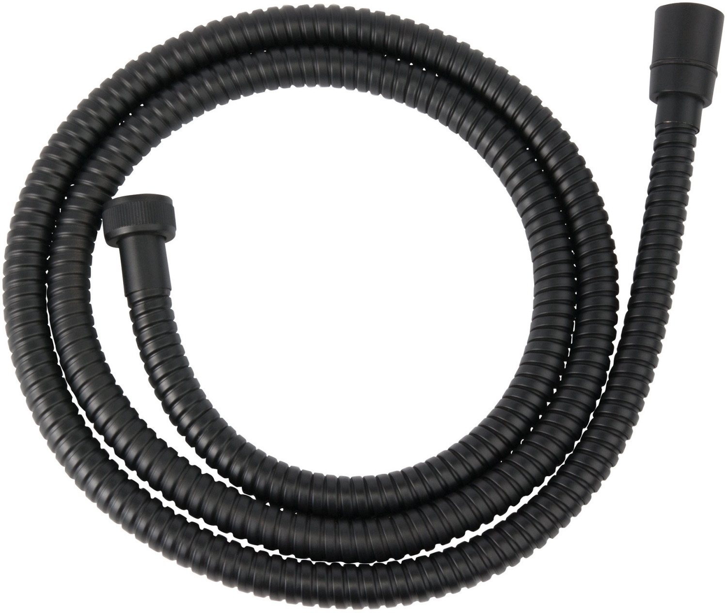 Ferro Steel Black wąż prysznicowy 150 cm czarny półmat W33