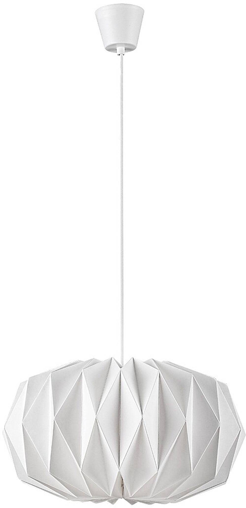 Rabalux Ormini lampa wisząca 1x25 W biały mat 72003