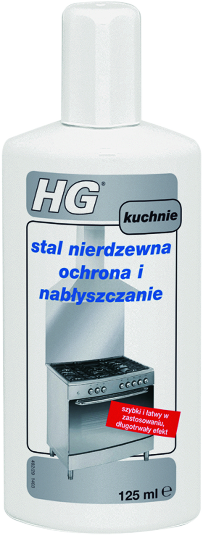 HG środek do konserwacji powierzchni ze stali nierdzewnej 125 ml (0,125 l) 482012129 - Wysyłka w 24h