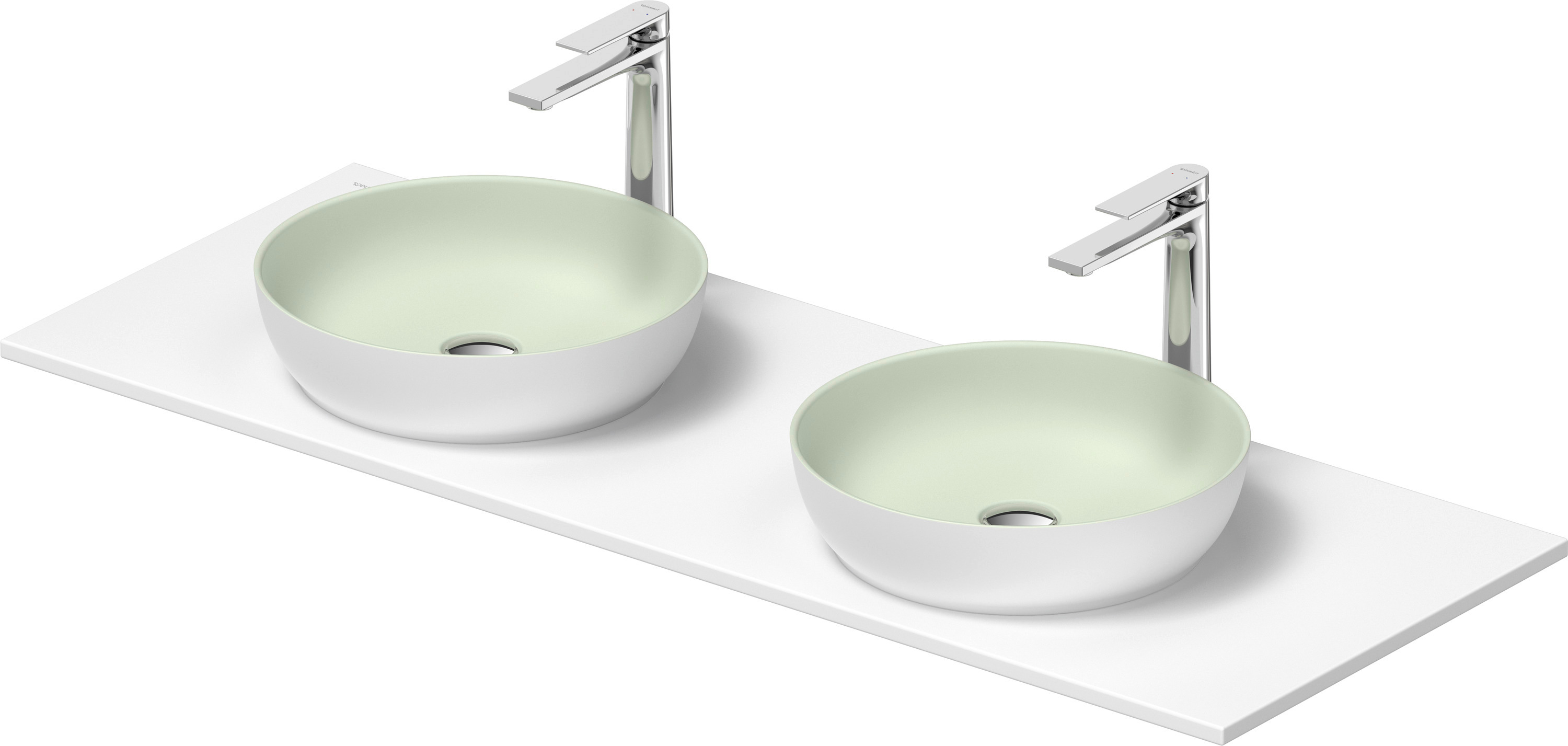 Duravit Sivida umywalka z konsolą 135 cm białą 268016FG00