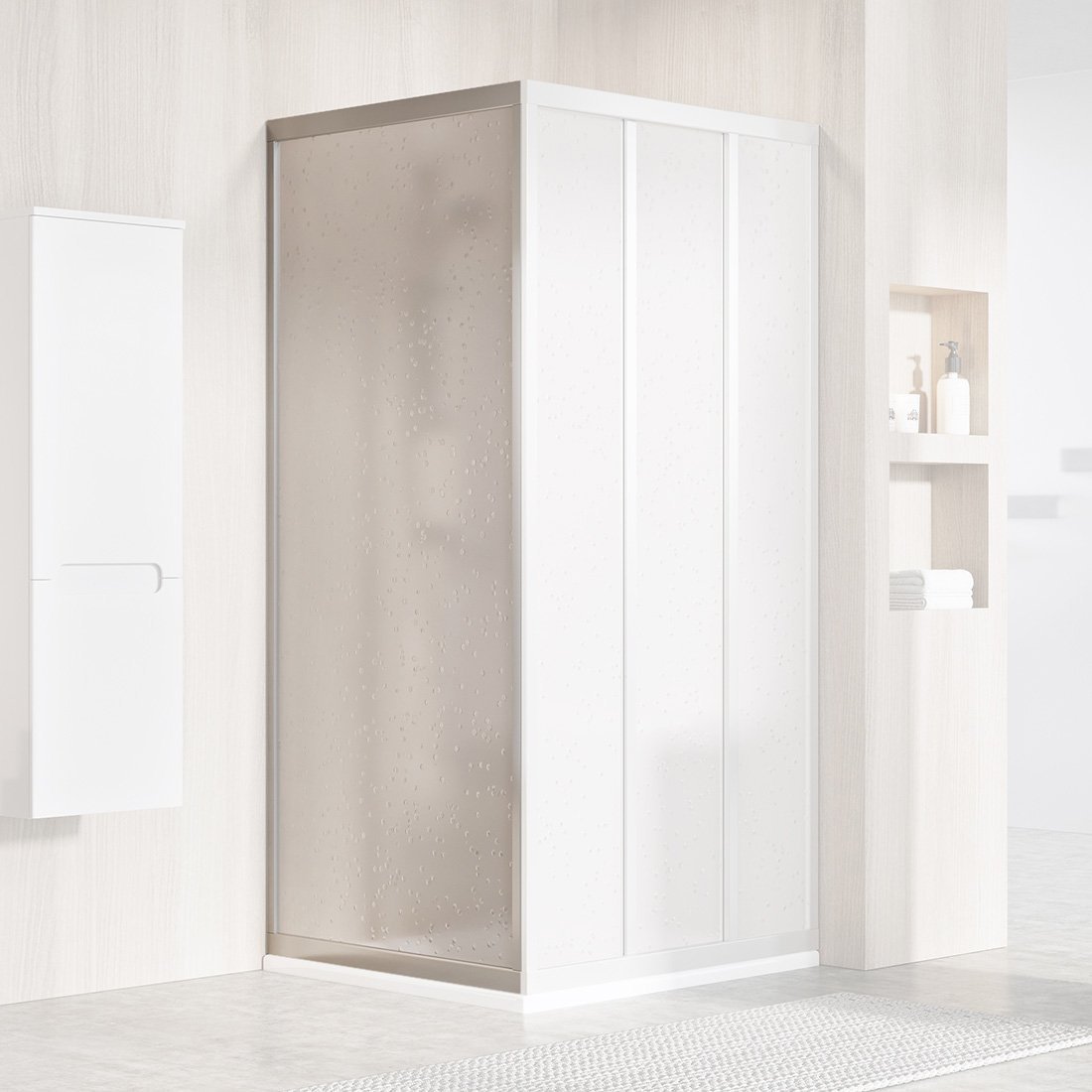Ravak Supernova APSS-75 ścianka prysznicowa 75 cm satyna/pearl 94030UR211