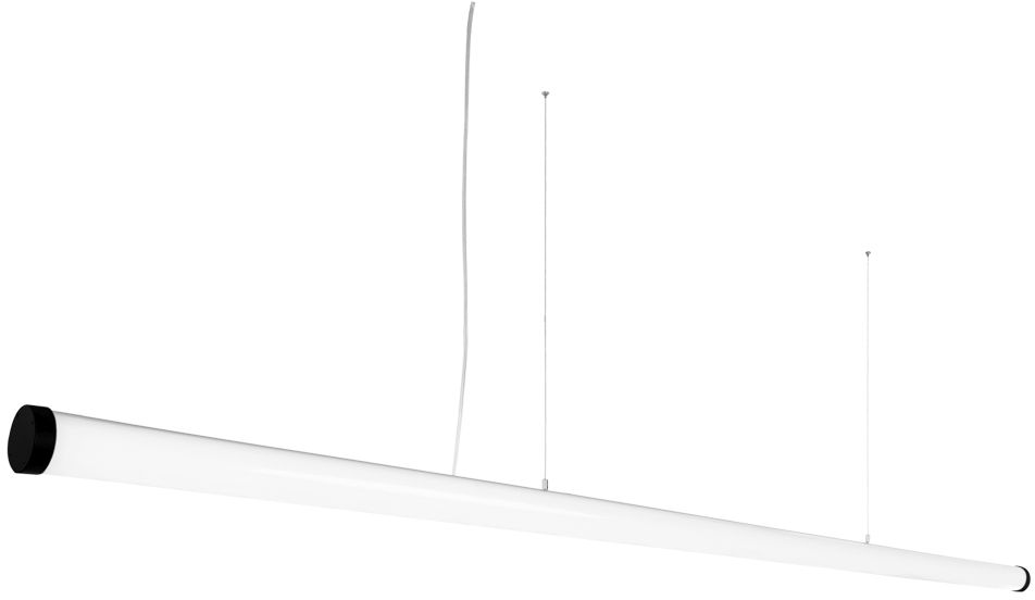Italux Sella HR lampa wisząca 1x23 W biała-czarny mat PRD-D60H-086-BK-830-PN