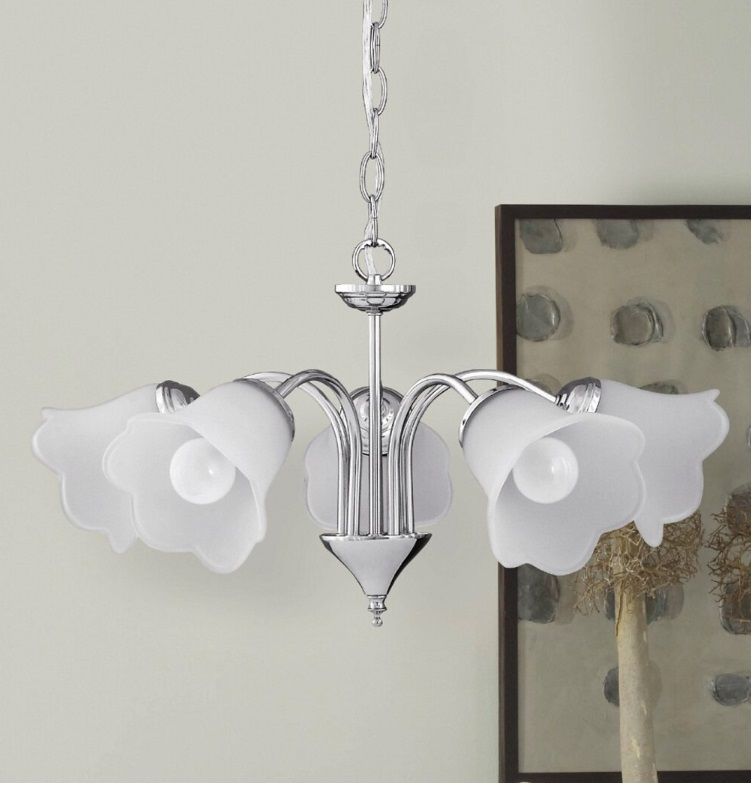 Rabalux Rafaella lampa wisząca 5x40 W chrom 7245