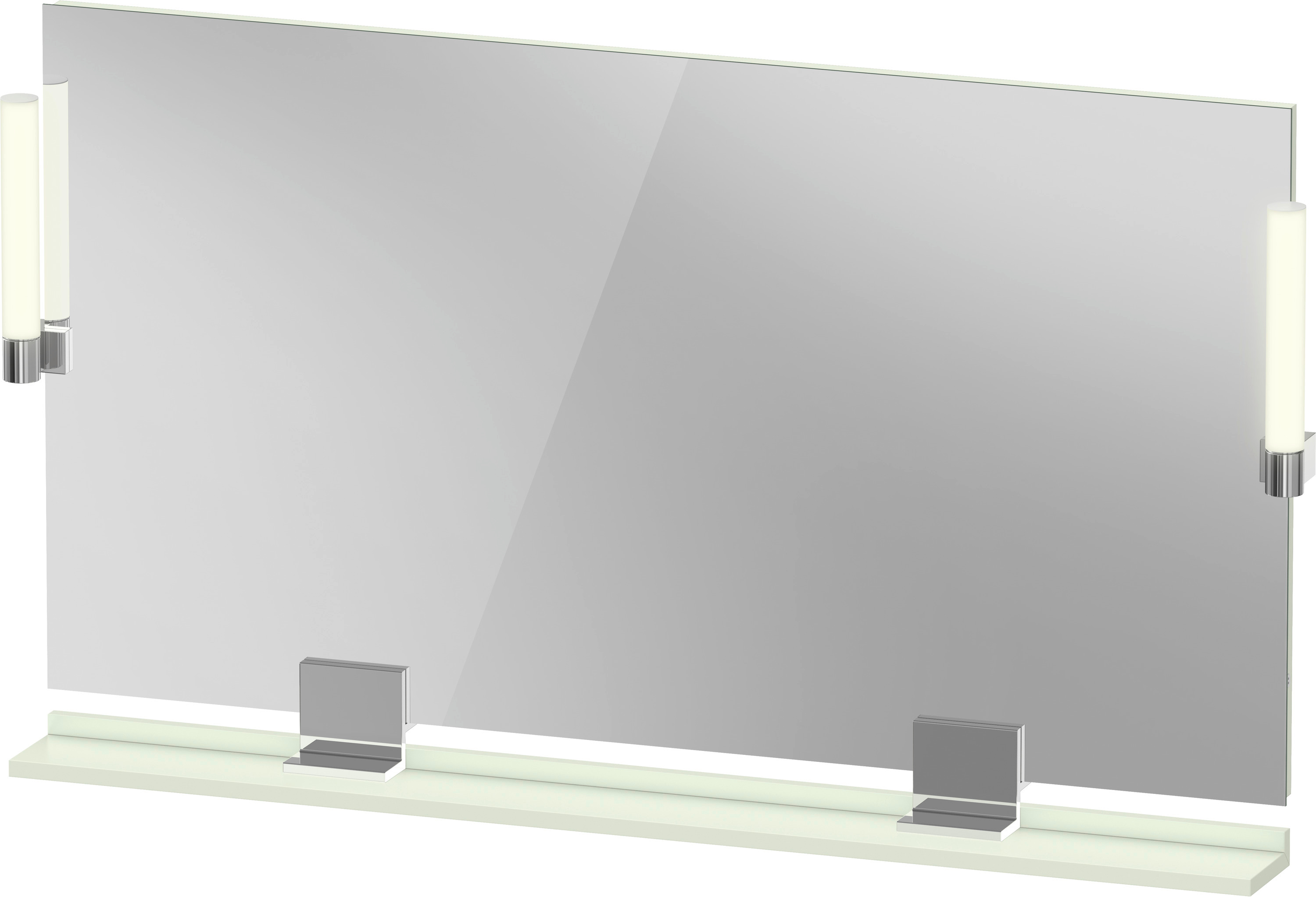 Duravit Sivida lustro 125x65 cm prostokątne z oświetleniem chrom-zielony SV7424010HH0000