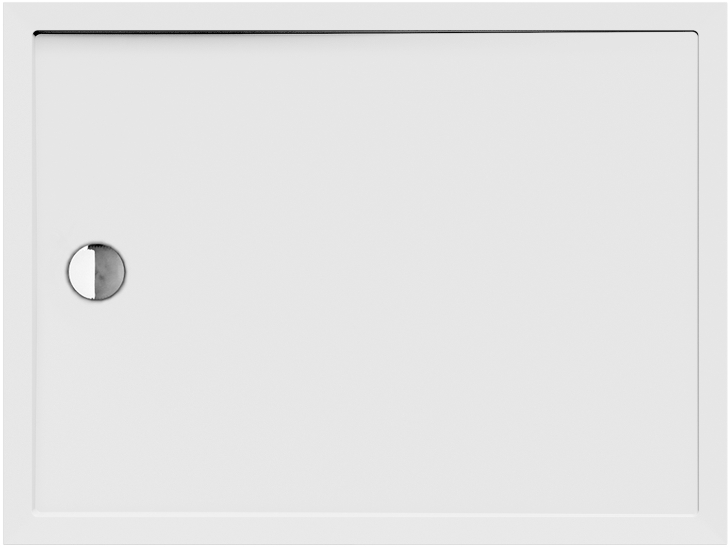 New Trendy New Cantare brodzik prostokątny 160x80 cm biały B-0471