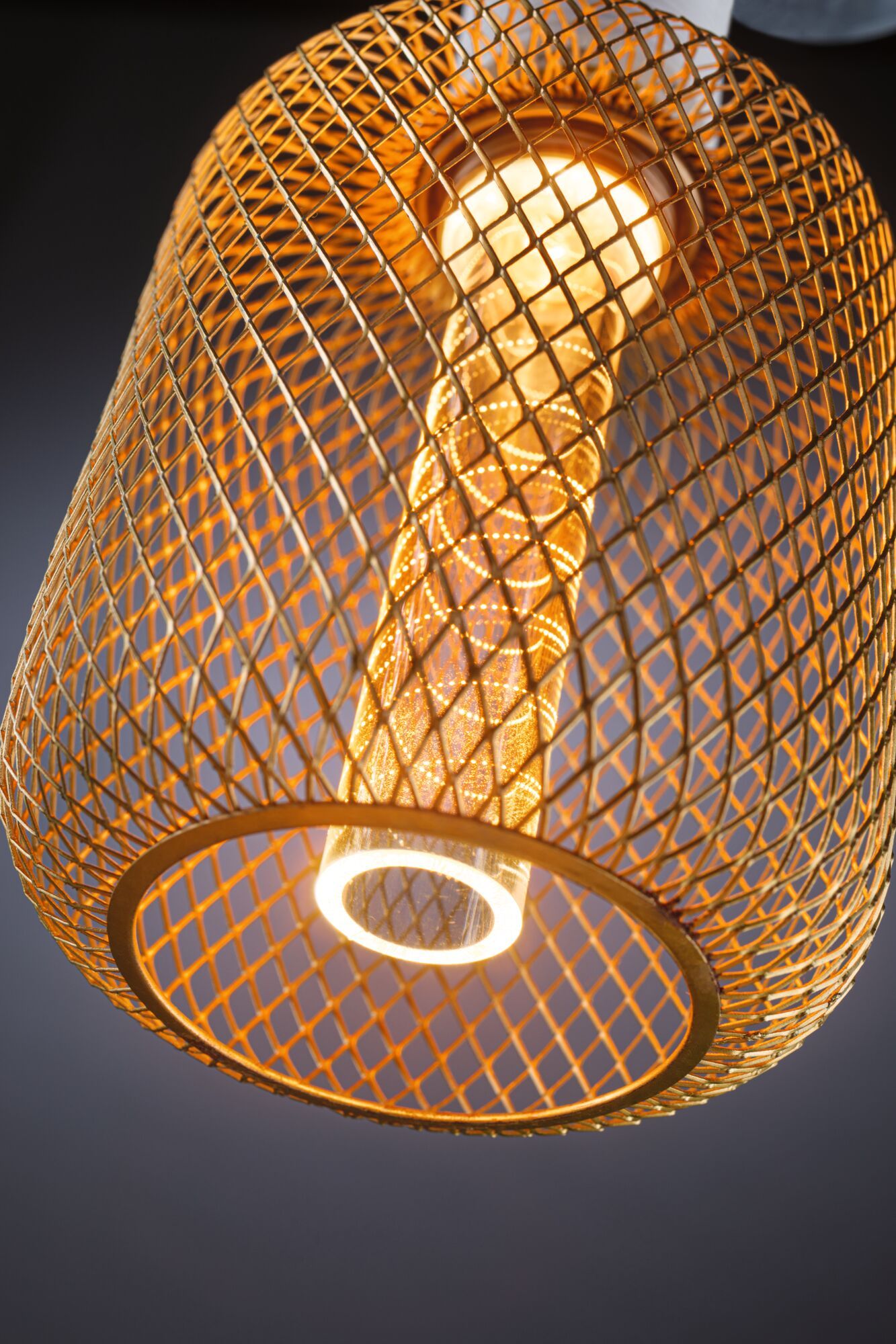 Paulmann Metallic Glow Zyl Spiral żarówka LED 1x3,5W 1800K E27 mosiądz 29085