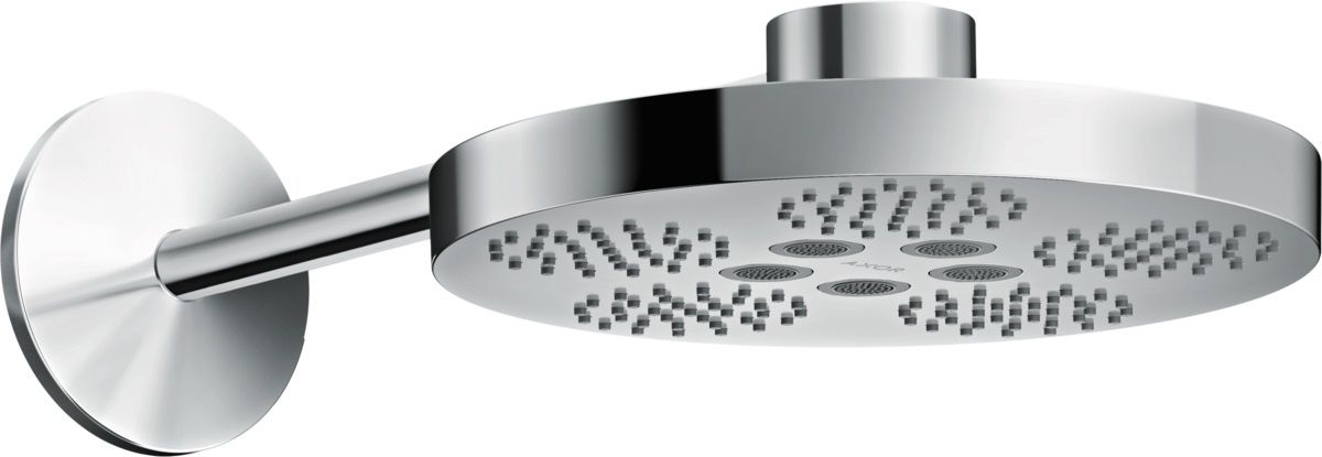 Axor One deszczownica 28 cm okrągła z ramieniem ściennym chrom 48492000