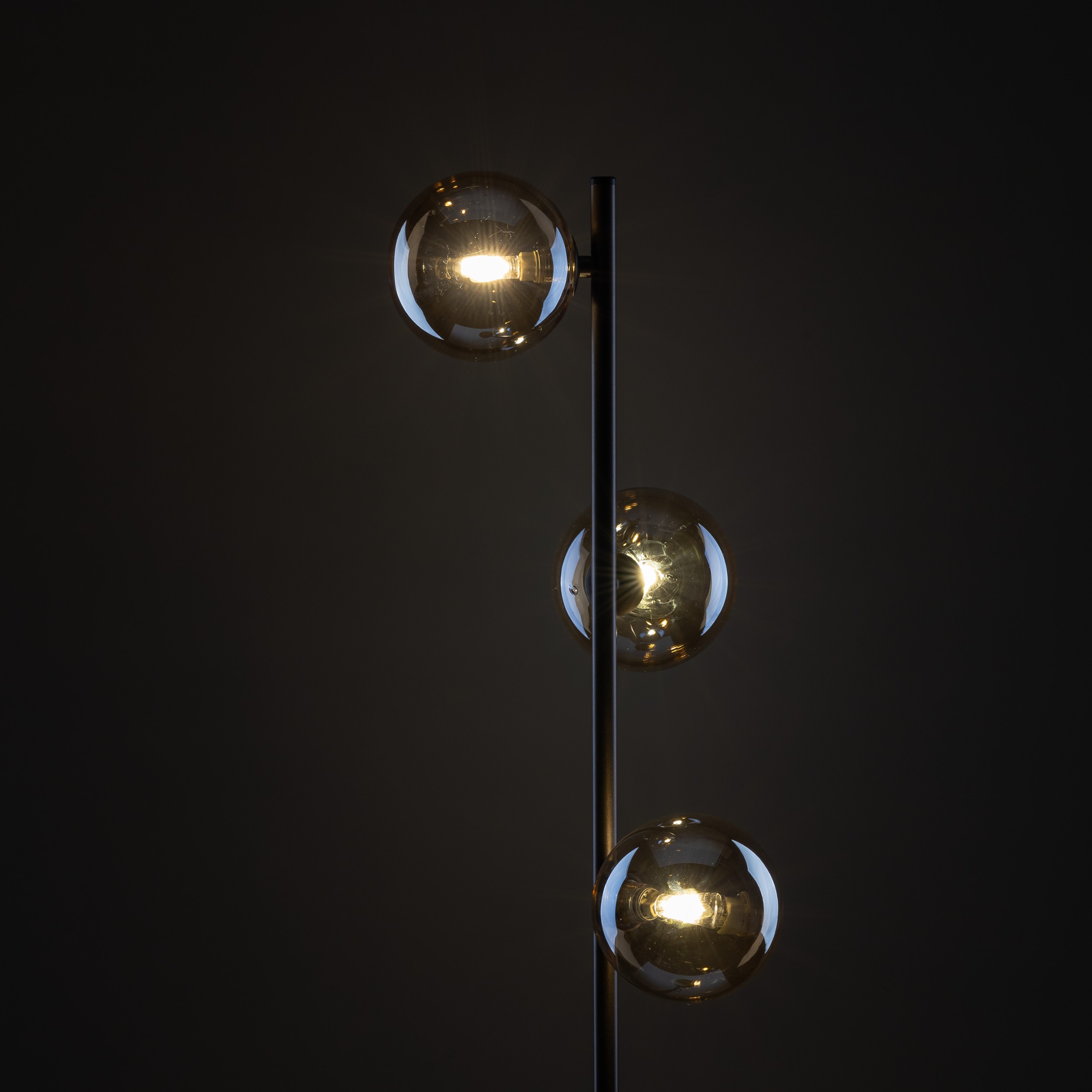 TK Lighting Esme lampa stojąca 3x6 W brązowa 6189