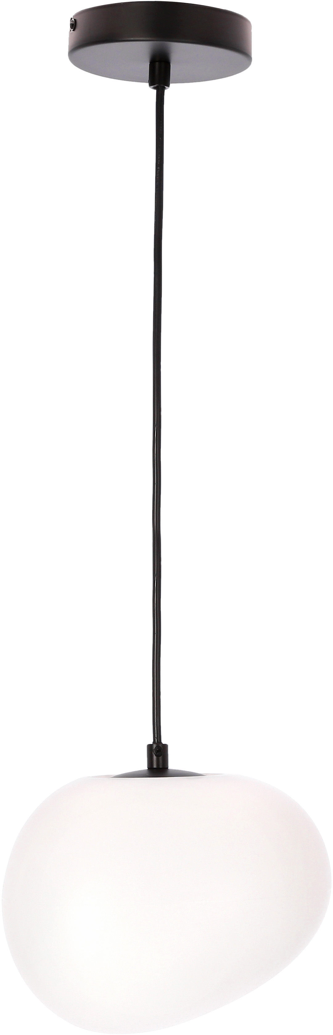 Candellux Stones lampa wisząca 1x40 W biała-czarna 31-35134 - Wysyłka w 24h