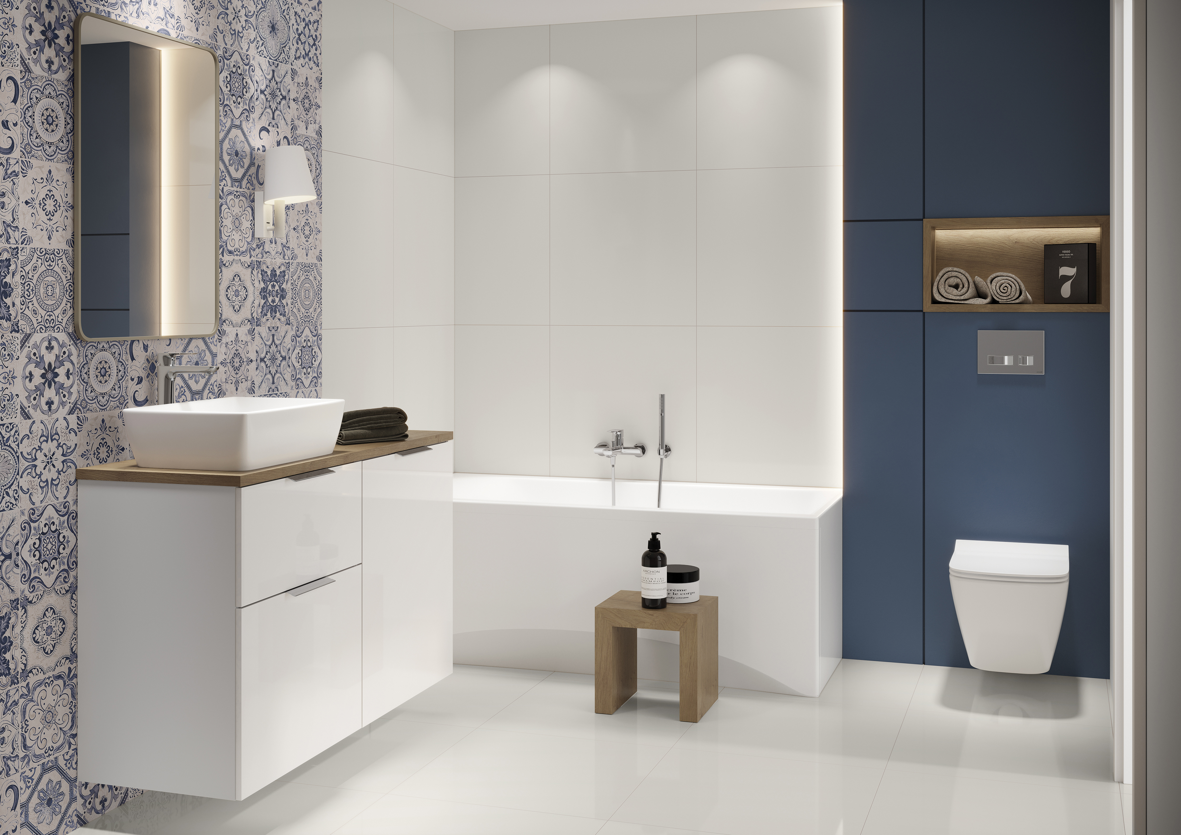 Cersanit City blat 180x45 cm dąb S599-0160