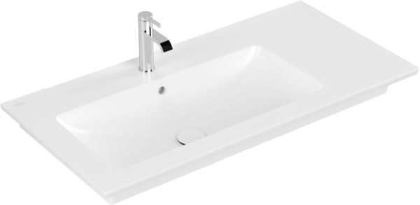 Villeroy & Boch Venticello umywalka 100x50 cm prostokątna CeramicPlus Stone White 4134L1RW