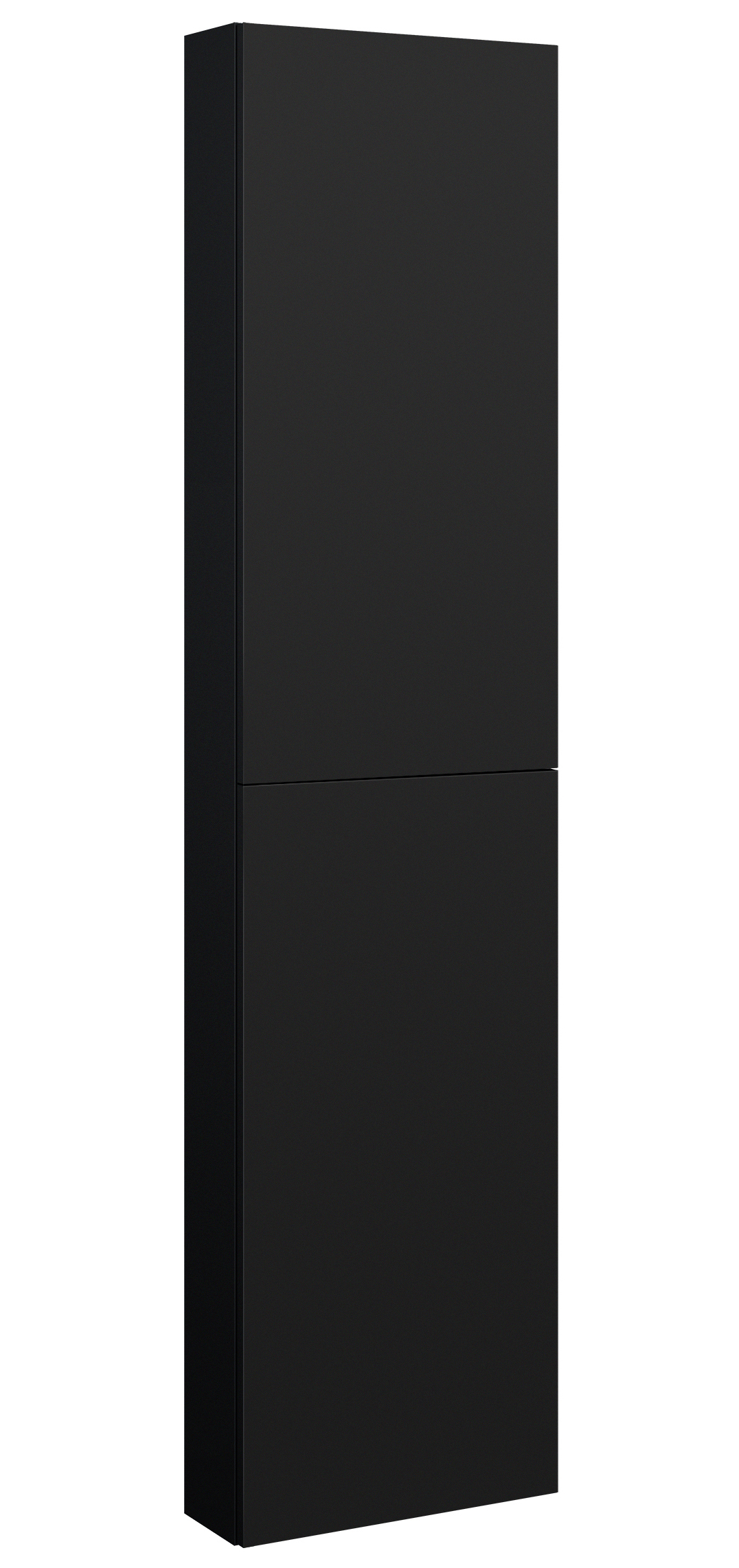 Roca Extra szafka 40x12,6x180 cm boczna wisząca czarny mat A857911532