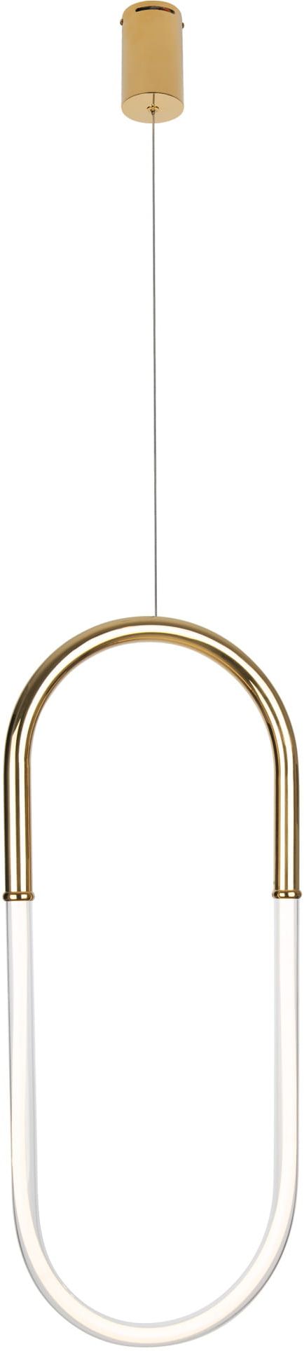 MaxLight Olivia lampa wisząca 1x15W LED złota P0429D