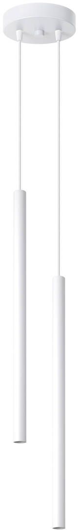 Sollux Lighting Pastelo lampa wisząca 2x8W biały SL.1303