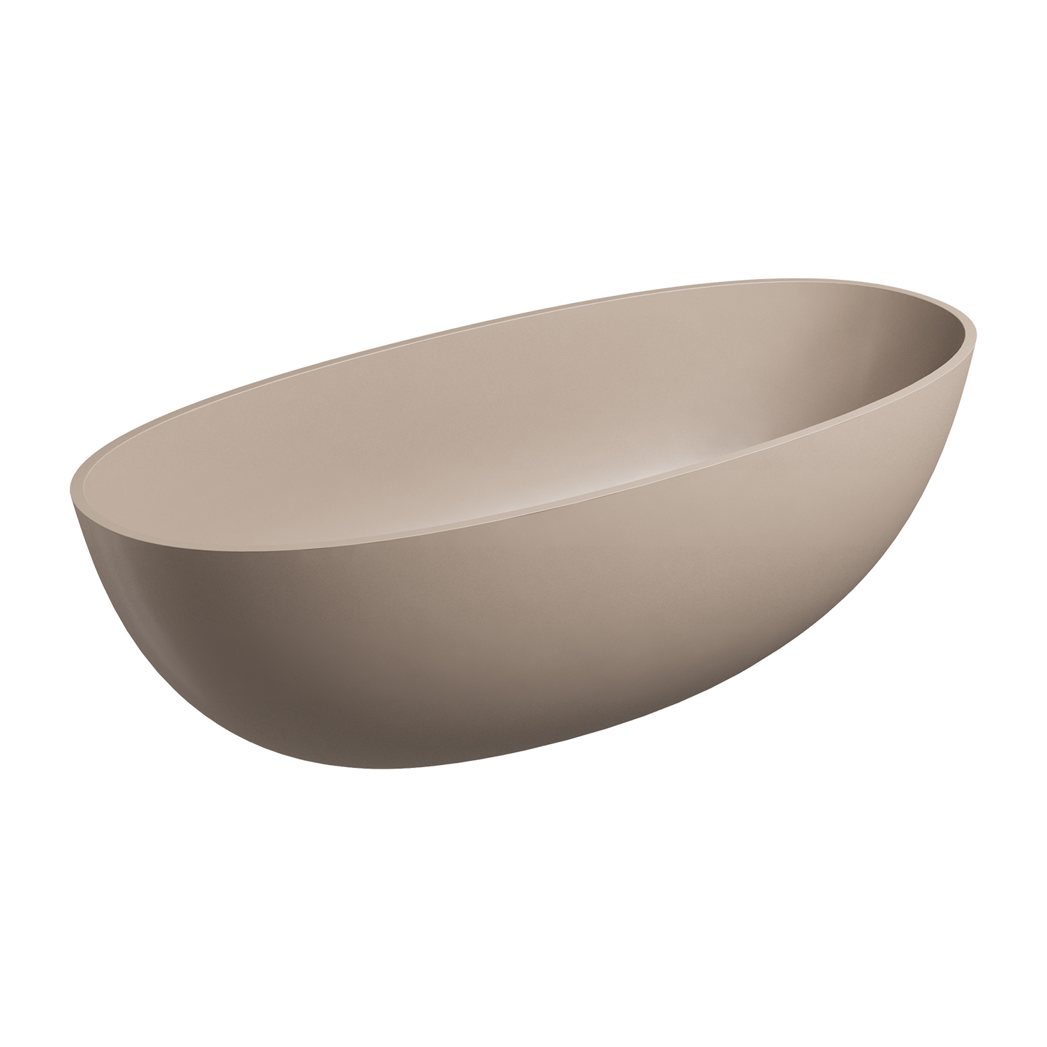 Omnires Shell M+ wanna wolnostojąca 175x78 cm owalna dune beige mat SHELL175WWDB