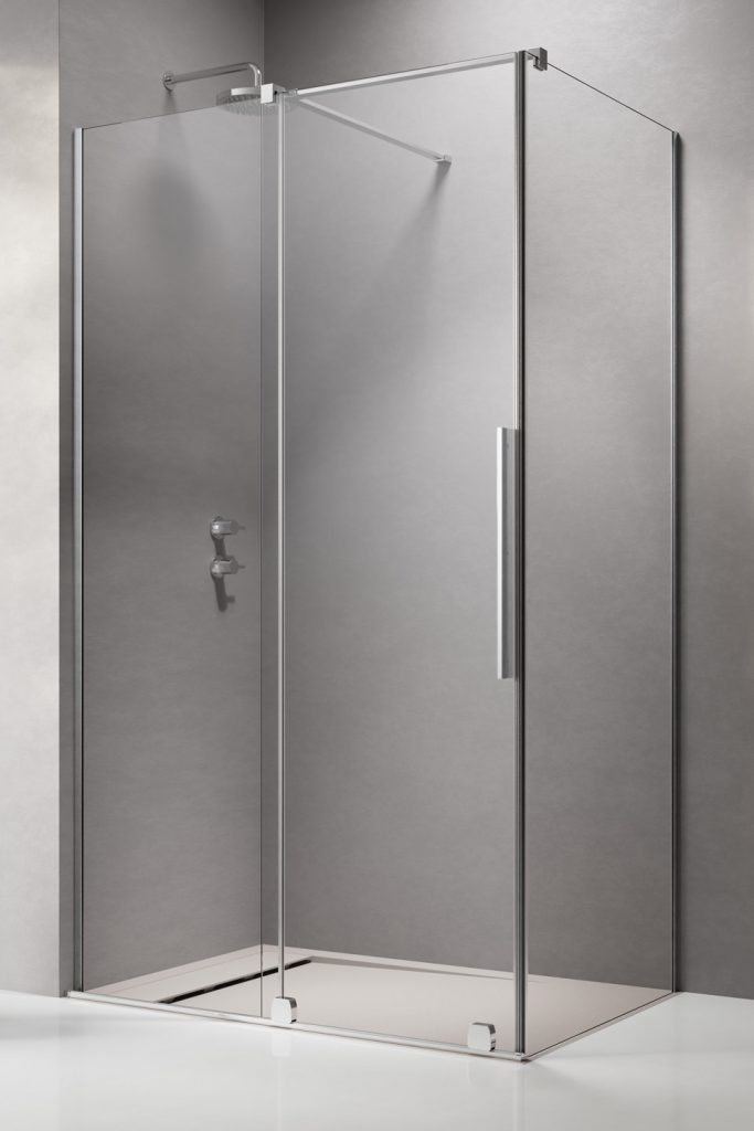 Radaway Furo KDJ drzwi prysznicowe 52,2 cm lewe chrom/szkło przezroczyste 10104522-01-01L