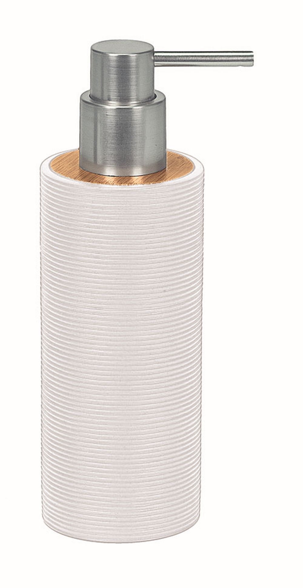 Kleine Wolke Kyoto dozownik do mydła 300 ml biały/drewno 5079100854 - Wysyłka w 24h