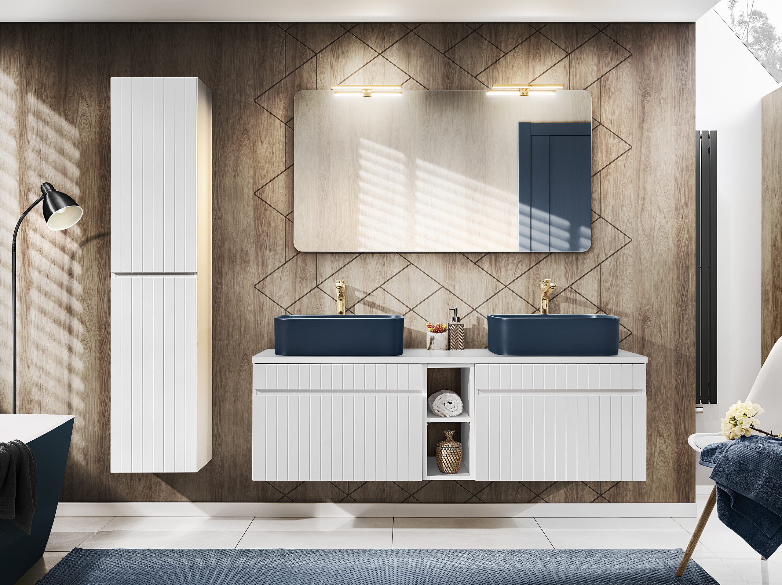 Comad Iconic White szafka 20x44,5x47 cm biała ICONIC WHITE 81-01-A