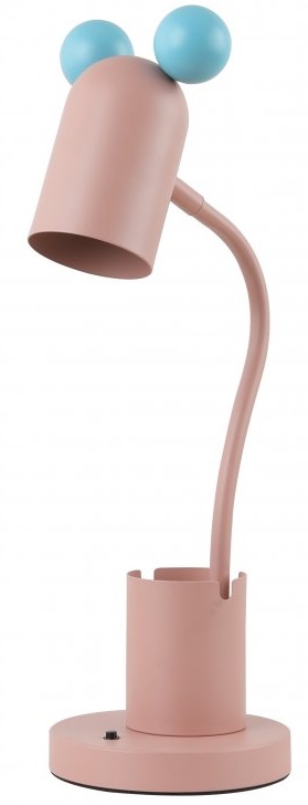 GTV Mouse lampa biurkowa 1x25 W różowa LB-MOUS-20-DEC