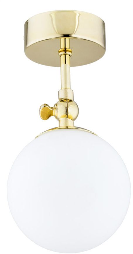 Argon Latina lampa podsufitowa 1x7W mosiądz/biały 4001
