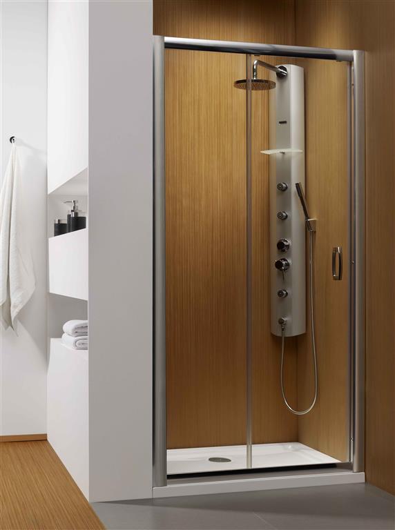 Radaway Premium Plus DWJ drzwi wnękowe 130 cm chrom/szkło przezroczyste 33333-01-01N