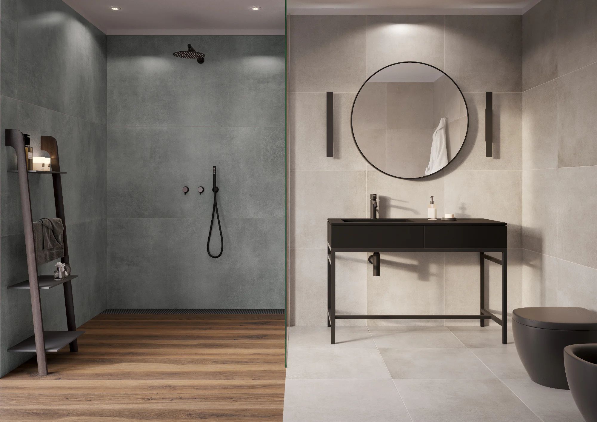 Cerrad Concrete płytka ścienno-podłogowa 59,7x59,7 cm szara