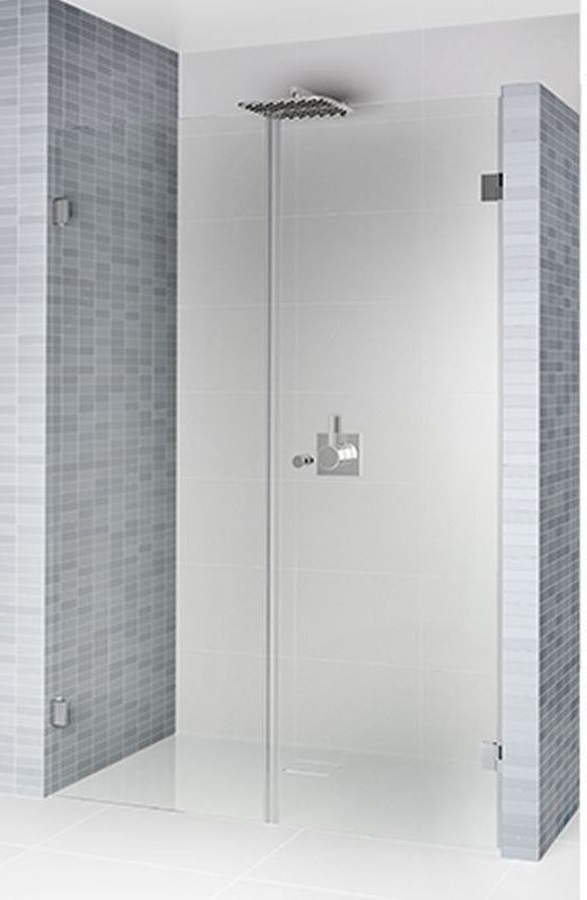 Riho Scandic NXT X102 drzwi prysznicowe 160 cm wnękowe prawe czarny mat/szkło przezroczyste G001018121
