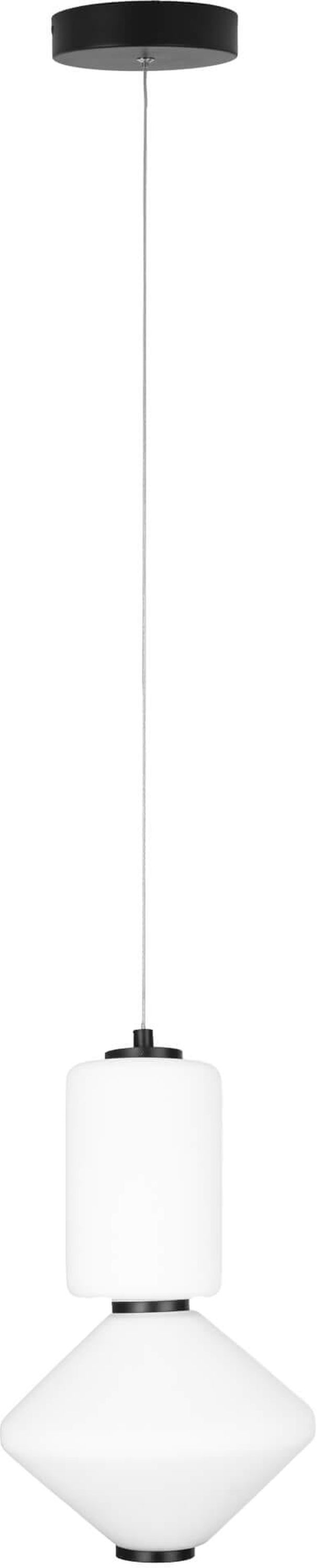 MaxLight Akiko lampa wisząca 1x16 W biała-czarna P0467 - Wysyłka w 24h