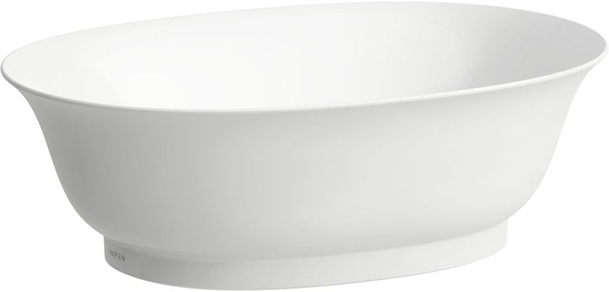 Laufen The New Classic umywalka 45x31 cm owalna nablatowa biała H8128500001121