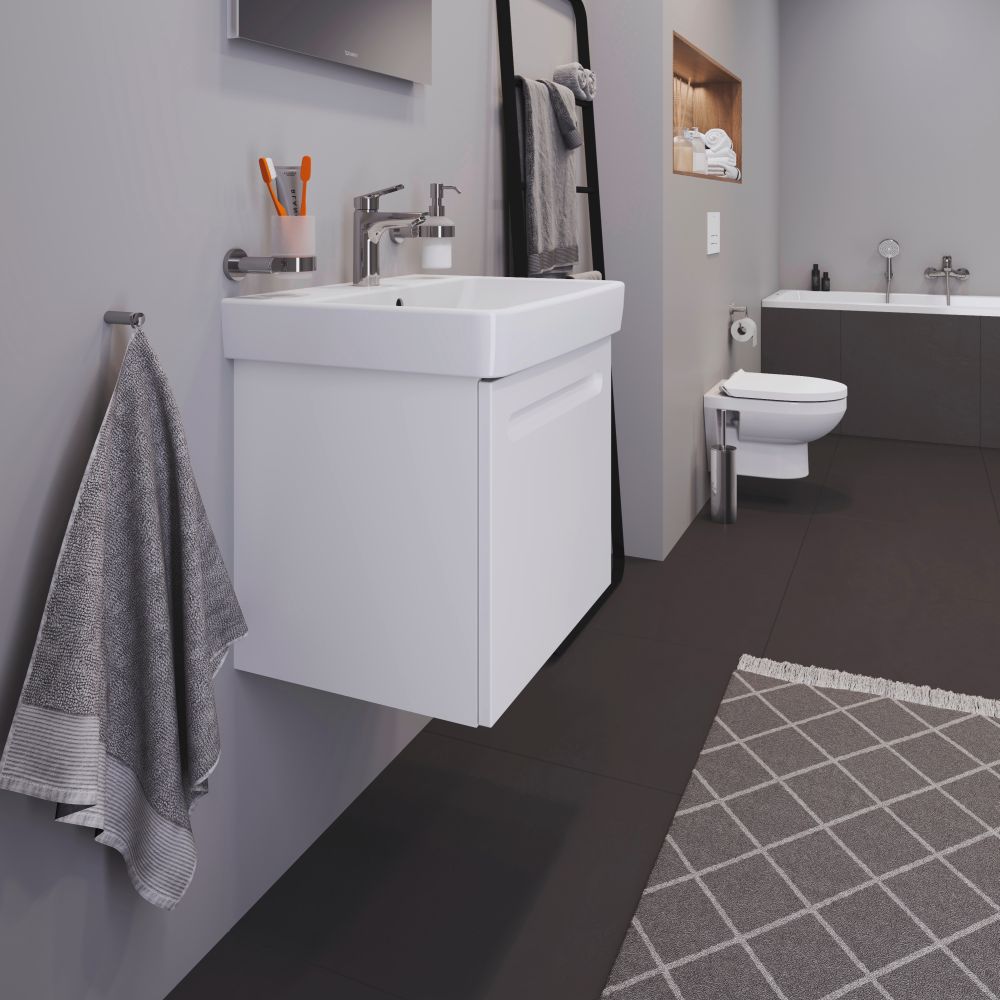 Duravit No.1 szafka 54 cm podumywalkowa wisząca biały mat N14281018180000