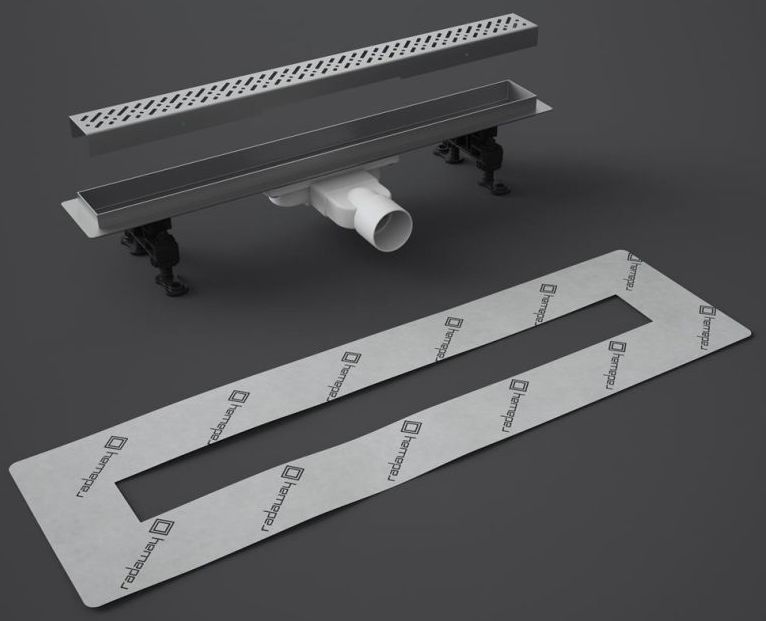 Radaway Slim odpływ liniowy 75 cm stal 5L075S