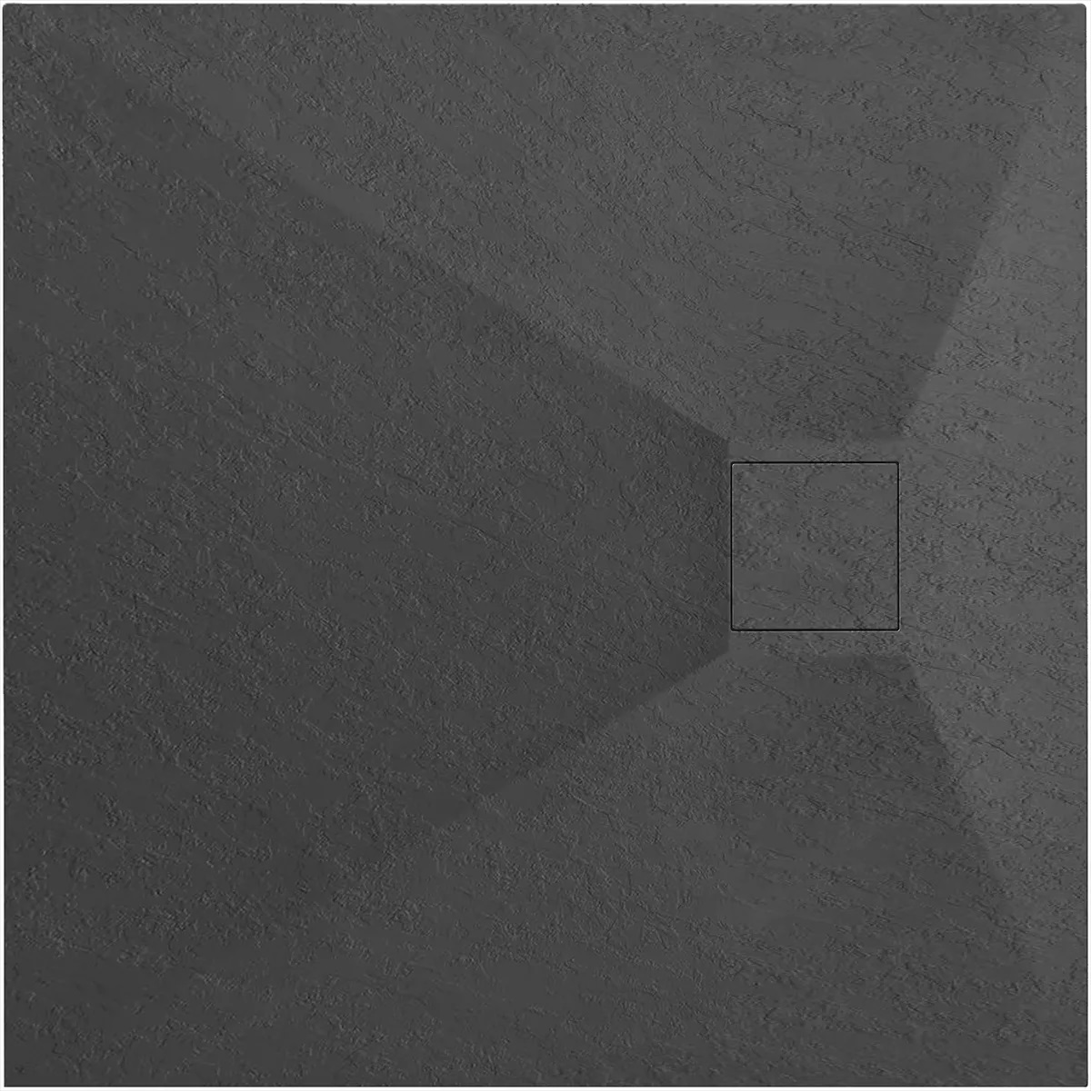 Rea Magnum brodzik kwadratowy 90x90 cm czarny REA-K3334