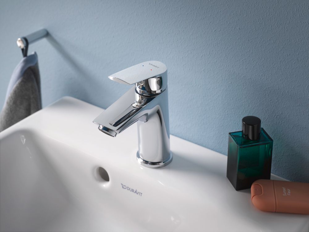 Duravit No.1 bateria umywalkowa stojąca Minus Flow chrom N11012002010