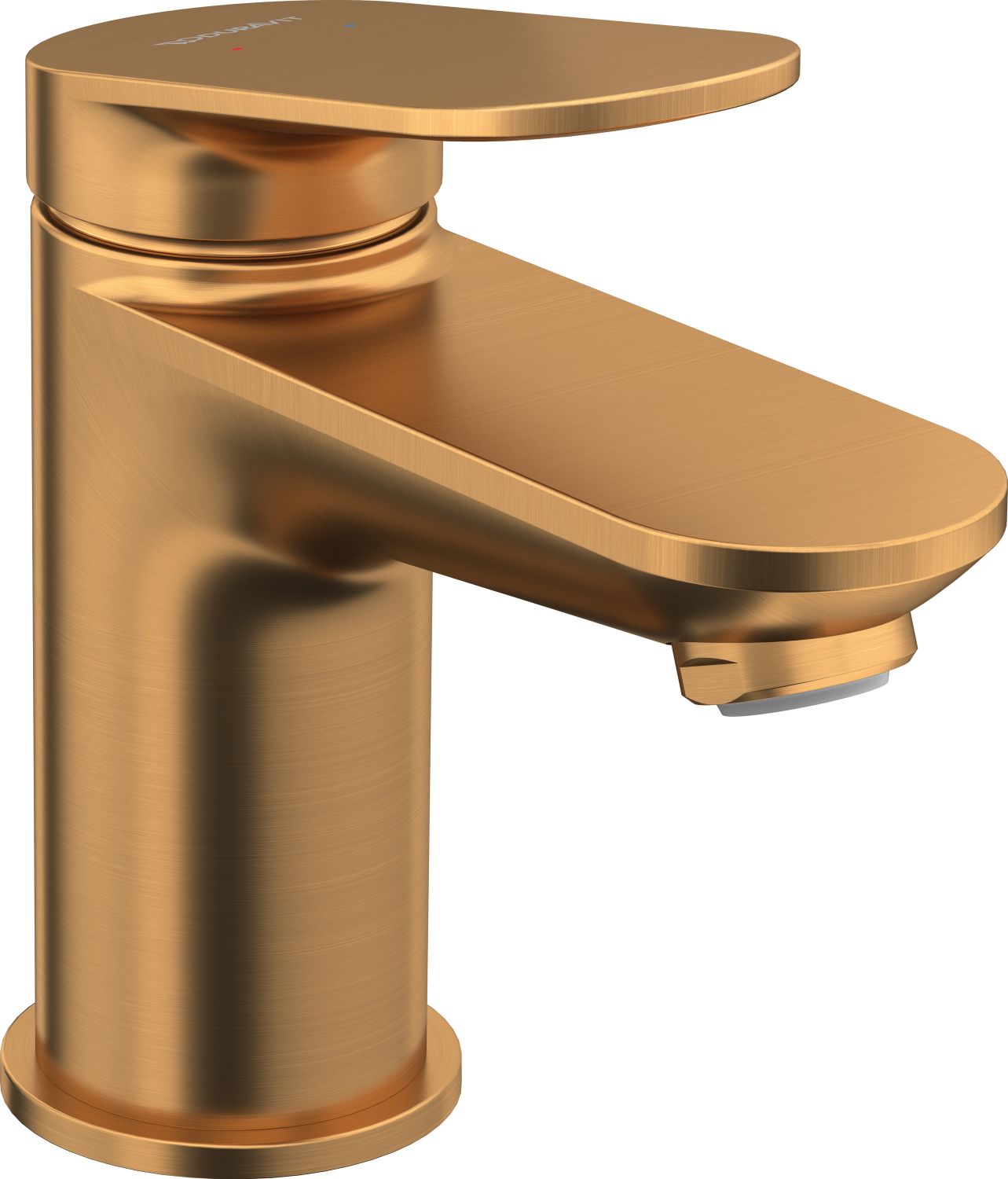 Duravit Wave bateria umywalkowa stojąca brąz szczotkowany WA1010002004