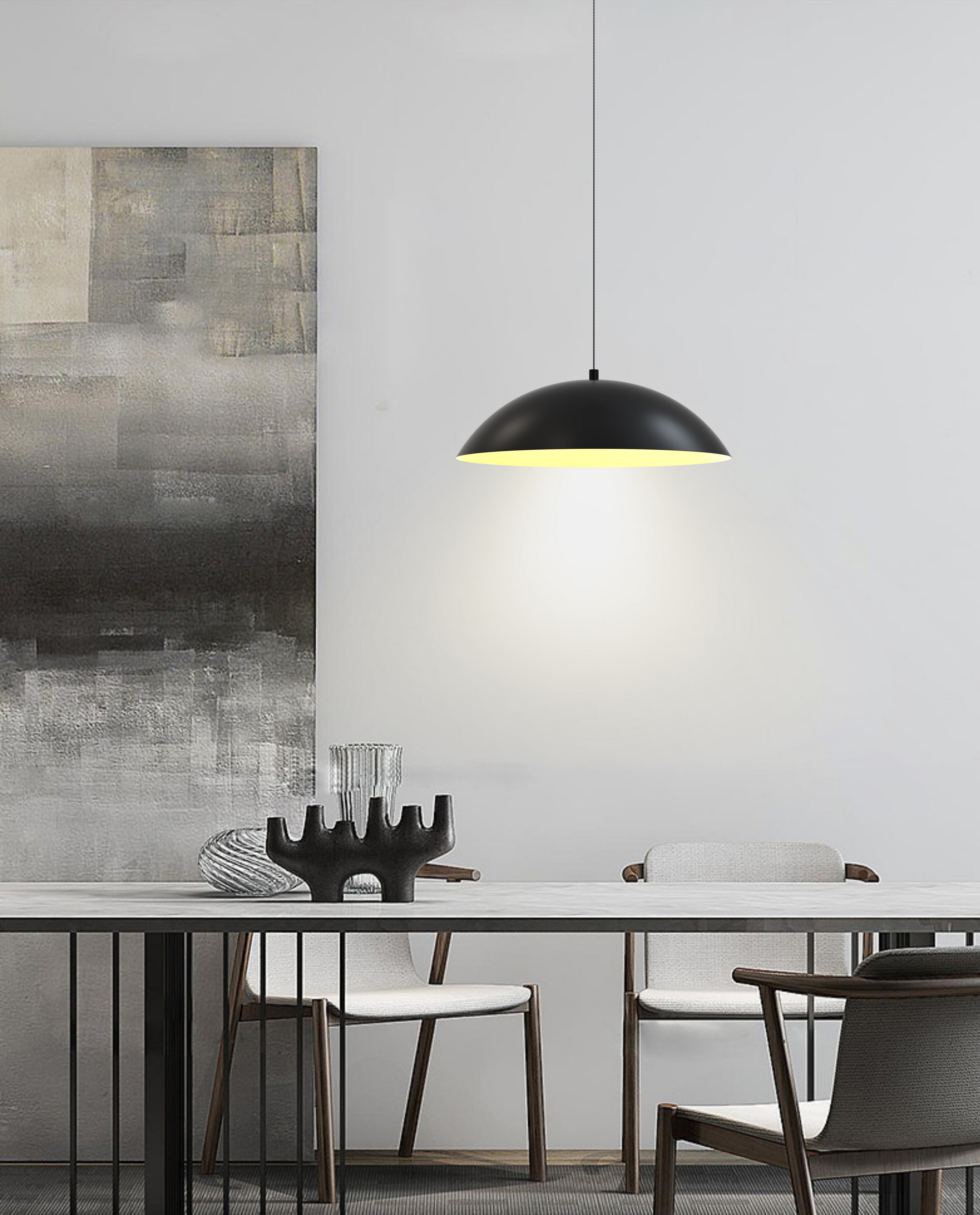 Aviano Rosskoff lampa wisząca 1x29 W czarna 6001-104