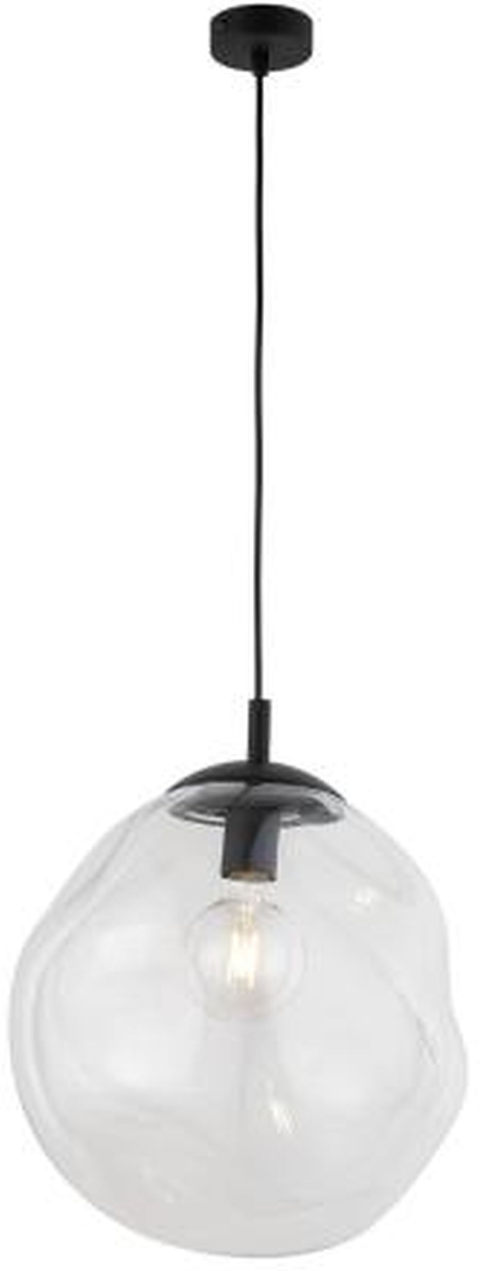 TK Lighting Sol lampa wisząca 1x15 W czarna 4262