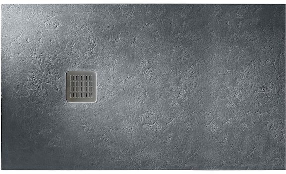 Roca Terran brodzik 160x90 cm prostokątny kompozyt Stonex szary łupek AP10164038401200