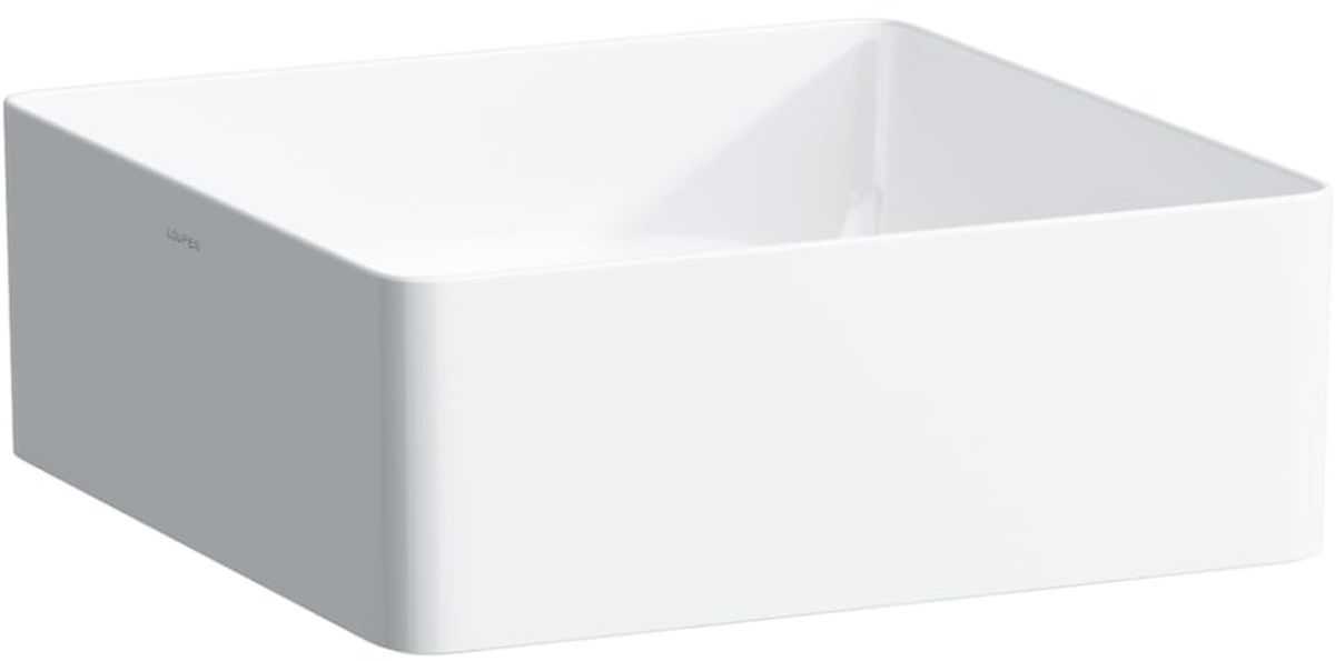 Laufen Living Square umywalka 36x36 cm nablatowa kwadratowa biała H8114330001121