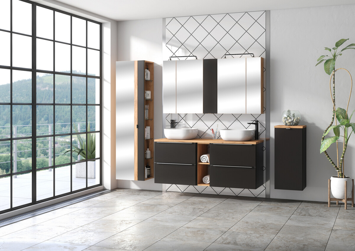 Comad Capri Cosmos szafka 35x35x80 cm czarna CAPRI COSMOS 811 FSC