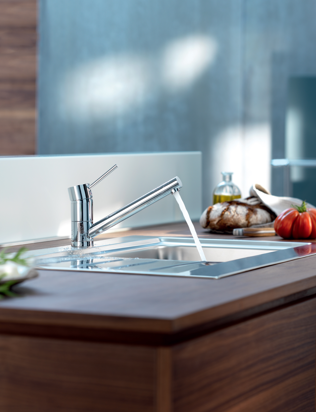 Kludi Scope bateria kuchenna stojąca z wyciąganą wylewką chrom 339310575 - Wysyłka w 24h