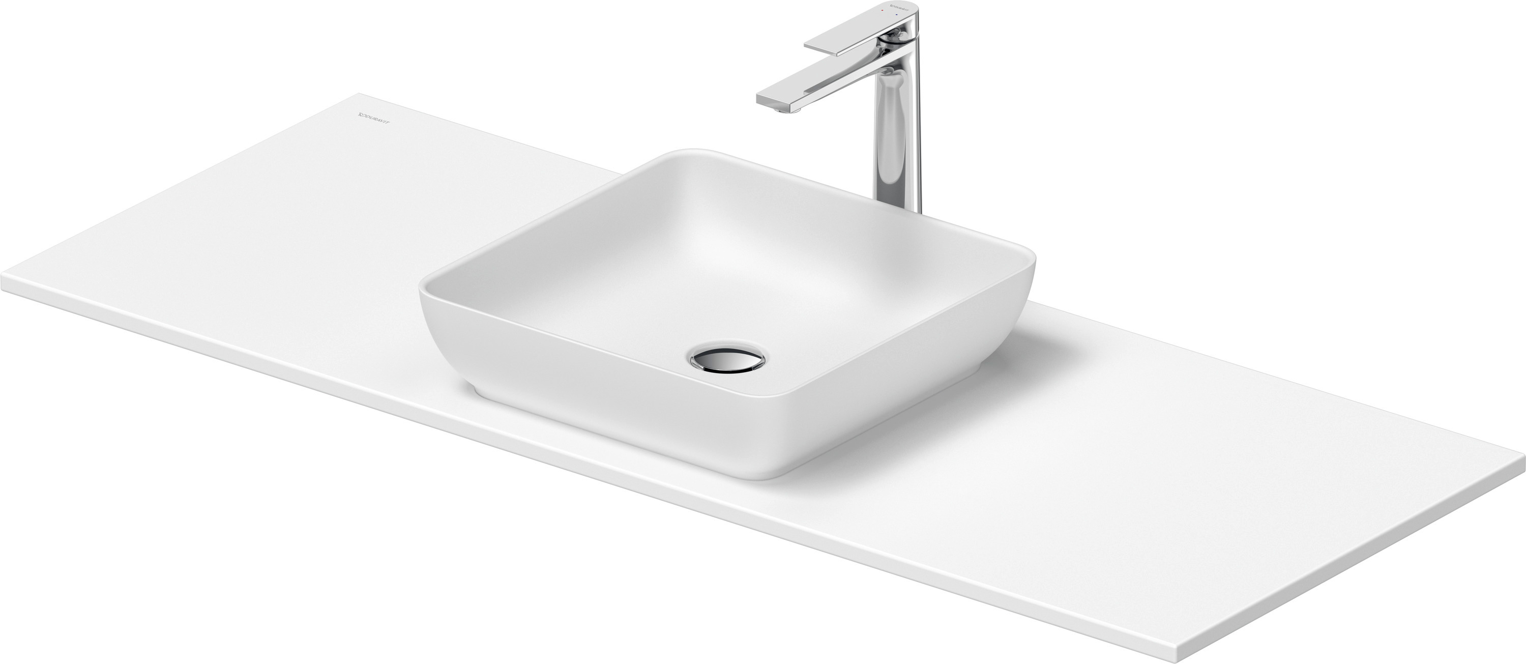 Duravit Sivida umywalka z konsolą 128 cm białą 2680203200